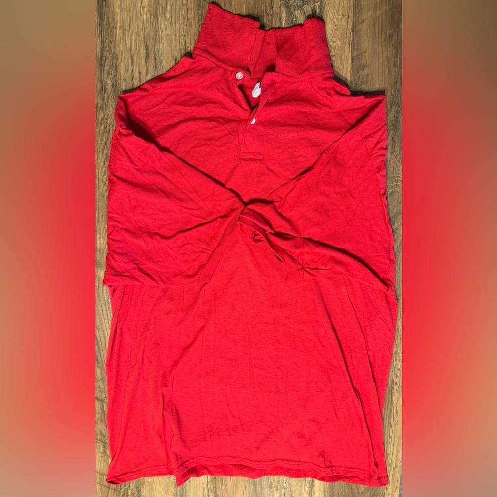 Unisex Classic Red Polo Shirt